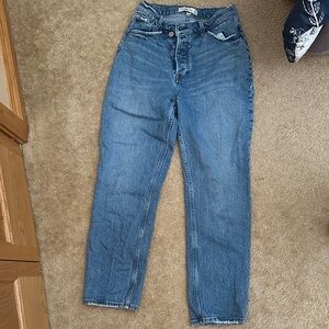 Abercrombie & Fitch High Rise Blue Jeans